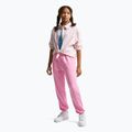 Штани дитячі Nike Sportswear Studio Fleece pink rise/white 2