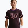 Футболка чоловіча Nike Court Dri-FIT Cotton burgundy ash 4