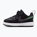 Взуття дитяче Nike Court Borough Low black/smoke grey/white/illusion green 2