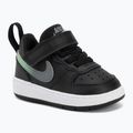 Взуття дитяче Nike Court Borough Low black/smoke grey/white/illusion green