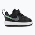 Взуття дитяче Nike Court Borough Low black/smoke grey/white/illusion green 2