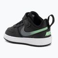 Взуття дитяче Nike Court Borough Low black/smoke grey/white/illusion green 3