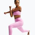 Легінси для тренувань жіночі Nike One pink rise/white 8