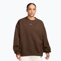 Кофта жіноча Nike Studio Fleece Medium Weight cacao wow/sail