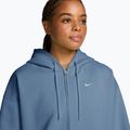Кофта жіноча Nike Studio Fleece Medium Weight Oversized Full Zip work blue/sail 3