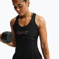 Футболка для тренувань жіноча Nike One black/black/university red/white 5