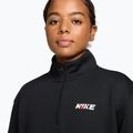 Кофта тренувальна жіноча Nike Studio Fleece Sport black/university red/white 3