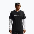 Футболка для бігу чоловіча Nike Dri-Fit Graphic black/white