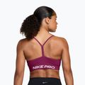 Бюстгальтер для тренувань Nike Pro Seamless Light Support true berry/white 2