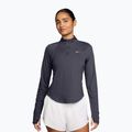 Лонгслів для бігу жіночий Nike Tempo Swoosh Run Dri-Fit 1/4-Zip LS gridiron/white