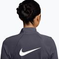 Лонгслів для бігу жіночий Nike Tempo Swoosh Run Dri-Fit 1/4-Zip LS gridiron/white 3