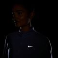Лонгслів для бігу жіночий Nike Tempo Swoosh Run Dri-Fit 1/4-Zip LS gridiron/white 4
