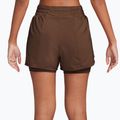 Шорти жіночі Nike One Dri-Fit High-Waisted 3" 2In1 cacao wow/white 2