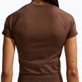 Футболка для тренувань жіноча Nike Pro Seamless Dri-Fit SS cacao wow 5
