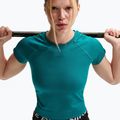 Футболка для тренувань жіноча Nike Pro Seamless Dri-Fit SS bright spruce 4