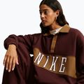 Кофта жіноча Nike Studio Fleece Medium Weight mystic dates/light british tan/sail 4