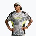 Футболка для бігу чоловіча Nike Dri-FIT Printed SS smoke grey/black/light lemon twist