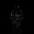Футболка для бігу чоловіча Nike Dri-FIT Printed SS smoke grey/black/light lemon twist 7