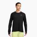 Лонгслів для бігу чоловічий Nike Miler black