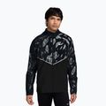 Куртка для бігу чоловіча Nike Miler Repel UV Printed black/black