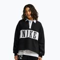 Кофта жіноча Nike Studio Fleece Medium Weight total black/sail/sail