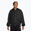 Кофта жіноча Nike Studio Fleece Medium Weight Oversized Full Zip total black/sail