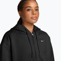 Кофта жіноча Nike Studio Fleece Medium Weight Oversized Full Zip total black/sail 3