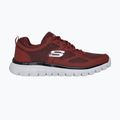 Кросівки чоловічі SKECHERS Burns Agoura burgundy 2