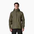 Куртка дощовик чоловіча Patagonia Insulated Boulder Fork Rain basin green