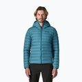 Пуховик чоловічий Patagonia Down Sweater Hoody glacial blue