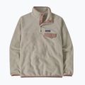 Кофта флісова жіноча Patagonia Lightweight Synchilla Snap-T Pullover oatmeal heather w/moonrise taupe 7