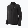 Кофта трекінгова чоловіча Patagonia R1 Pullover black w/black