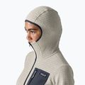 Кофта флісова жіноча Patagonia R1 Air Full-Zip Hoody birch white 4