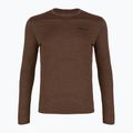 Лонгслів чоловічий Patagonia Cap Cool Daily Boardshort Logo LS berm brown - light berm brown x-dye