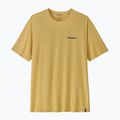 Футболка чоловіча Patagonia Capilene Cool Daily Boardshort Logo limestone yellow - light limestone yellow x-dye