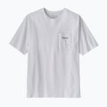 Футболка чоловіча Patagonia Boardshort Logo Pocket Responsibili fiber white