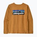 Лонгслів жіночий Patagonia P-6 Logo Responsibili-Tee LS dried mango 2
