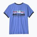 Футболка жіноча Patagonia Fitz Roy Foothills Ringer Tee diver blue 2