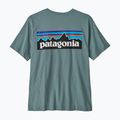 Футболка чоловіча Patagonia P-6 Logo blue sage 2