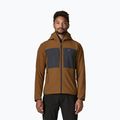 Кофта трекінгова чоловіча Patagonia R2 TechFace Hoody deer brown