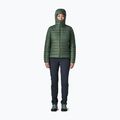 Пуховик жіночий Patagonia Down Sweater Hoody canopy green 2
