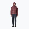 Пуховик жіночий Patagonia Down Sweater Hoody dark ruby 2