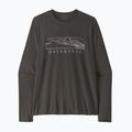 Лонгслів чоловічий Patagonia Cap Cool Trail Stratapeaks ink black