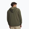 Кофта чоловіча Under Armour Rival Fleece Full Zip marine od green/white 2