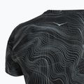 Футболка для бігу чоловіча HOKA EveryRun CLF PRT black/white 4