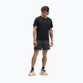 Шорти для бігу чоловічі HOKA Glide Short 5" Brief CLF PRT black/white 2