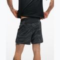 Шорти для бігу чоловічі HOKA Glide Short 5" Brief CLF PRT black/white 3