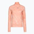 Кофта для бігу жіноча HOKA Skyform Half Zip CLF PRT sunstone print