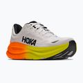Кросівки для бігу чоловічі HOKA Bondi 9 white/neon tangerine