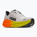 Кросівки для бігу чоловічі HOKA Bondi 9 Wide white/neon tangerine